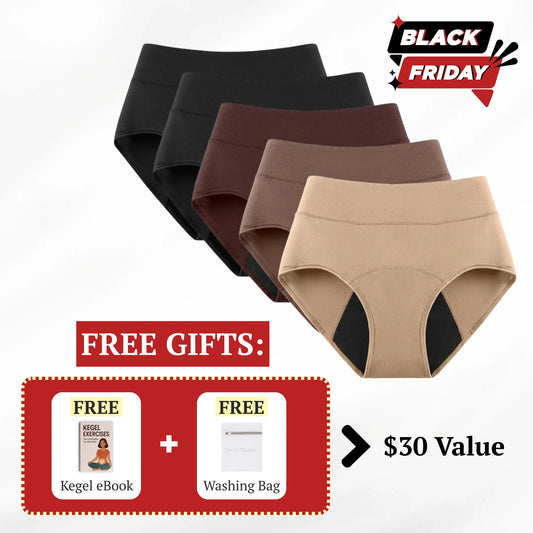 Vera's Signature Leakproof Underwear (5-Pack)