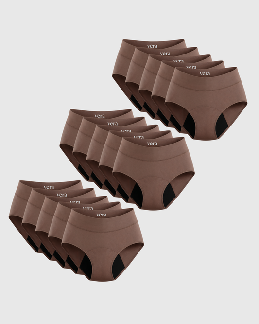 Vera's Signature Leakproof Underwear (15-Pack)