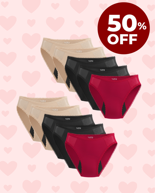 Vera's Elegant Leakproof Briefs (10-Pack)